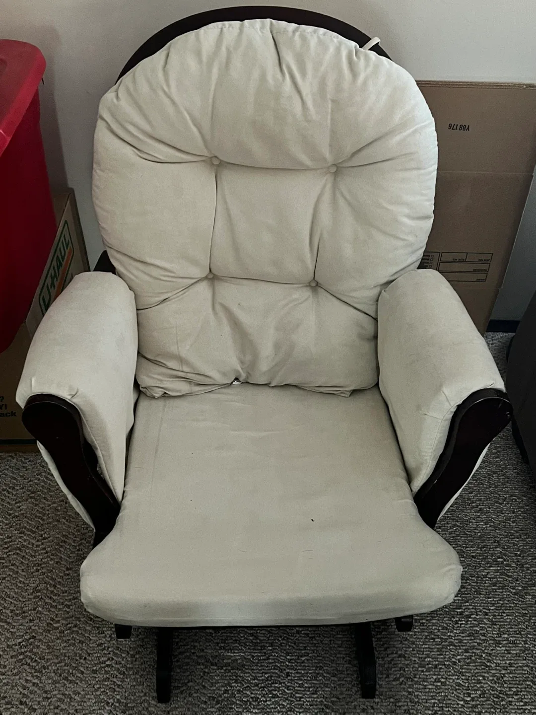 Glider Rocking Chair with Ottoman image indicator(5)