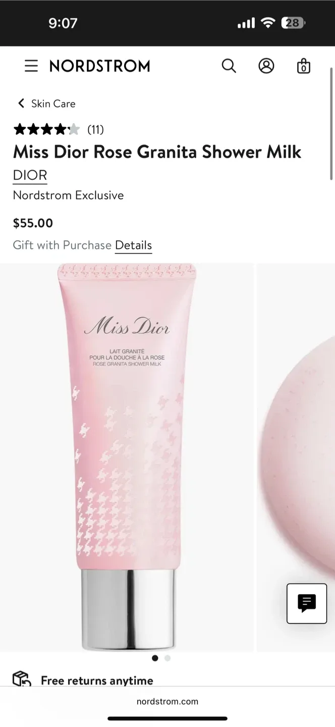 Miss Dior Rose Granita Shower Milk image indicator(3)