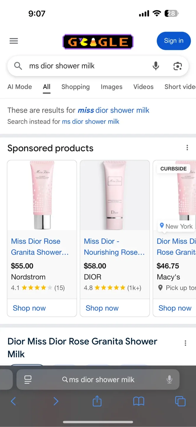 Miss Dior Rose Granita Shower Milk image indicator(4)