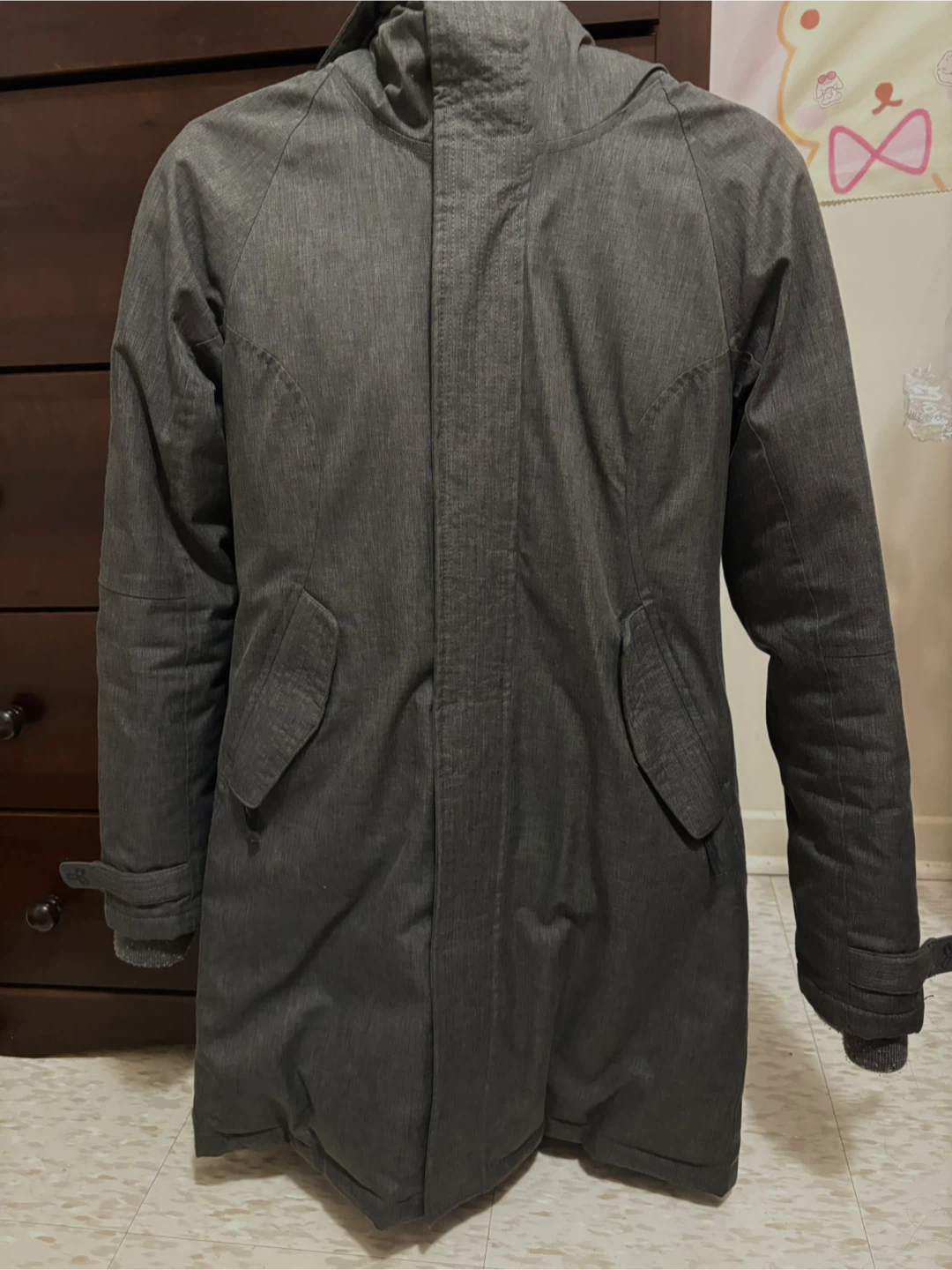 Aritzia Tna Grey Winter Parka/Jacket/Coat Women’s Size XS
