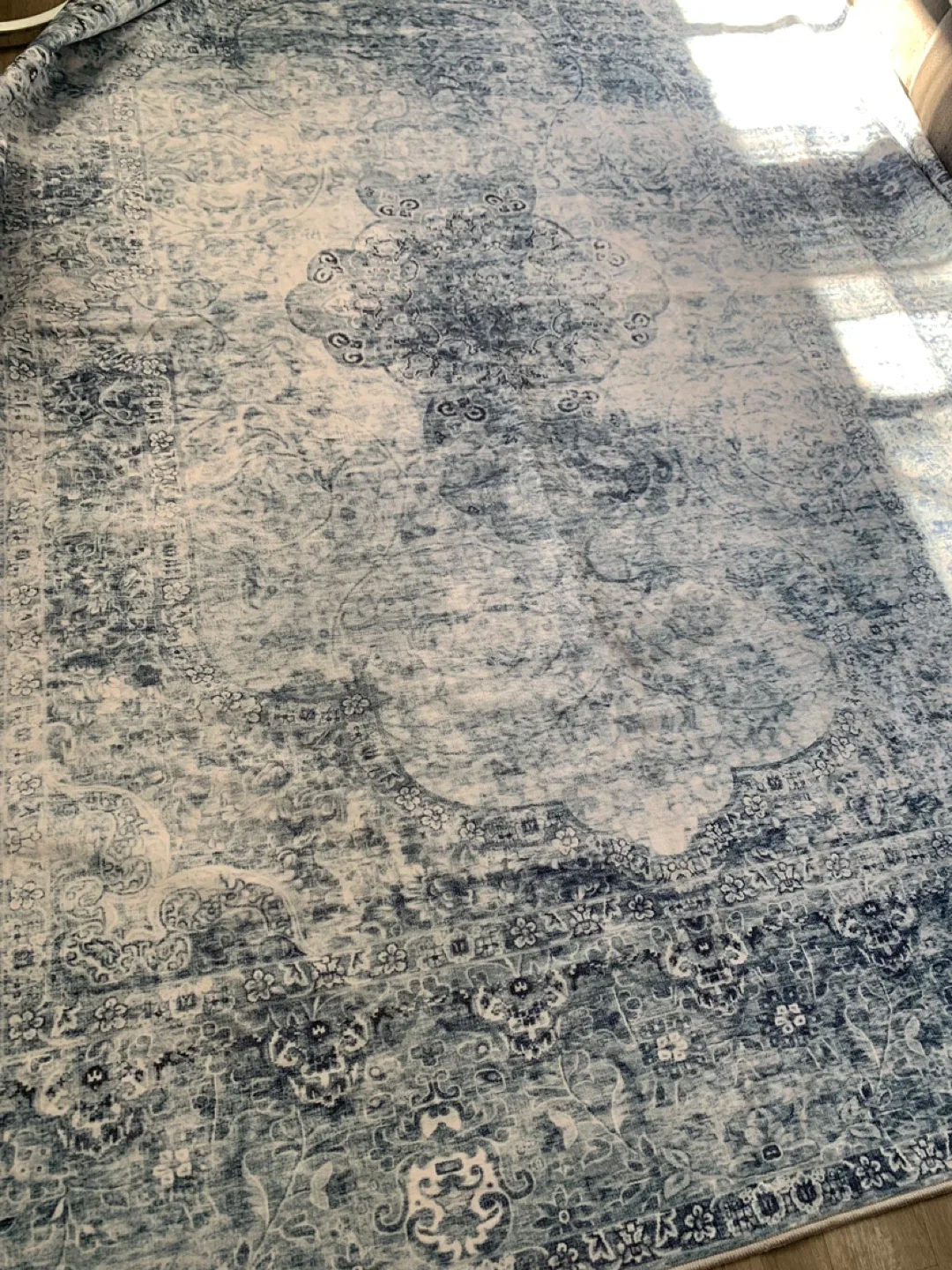 New- 8x10’ Blue Patterned Area Rug image indicator(2)