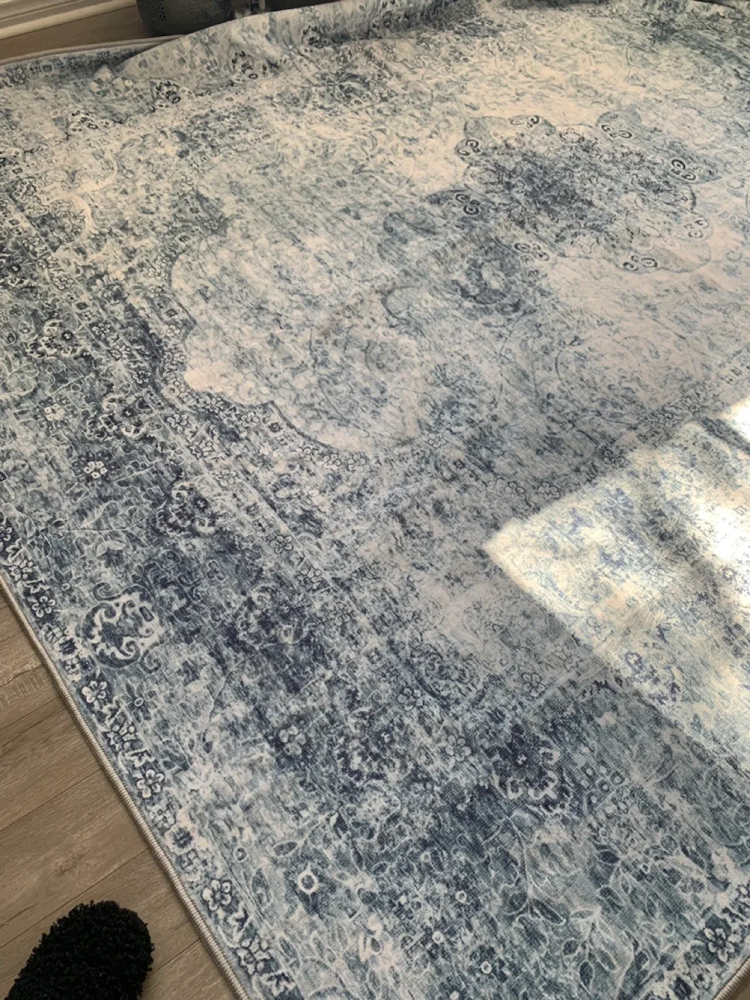 New- 8x10’ Blue Patterned Area Rug image indicator(4)