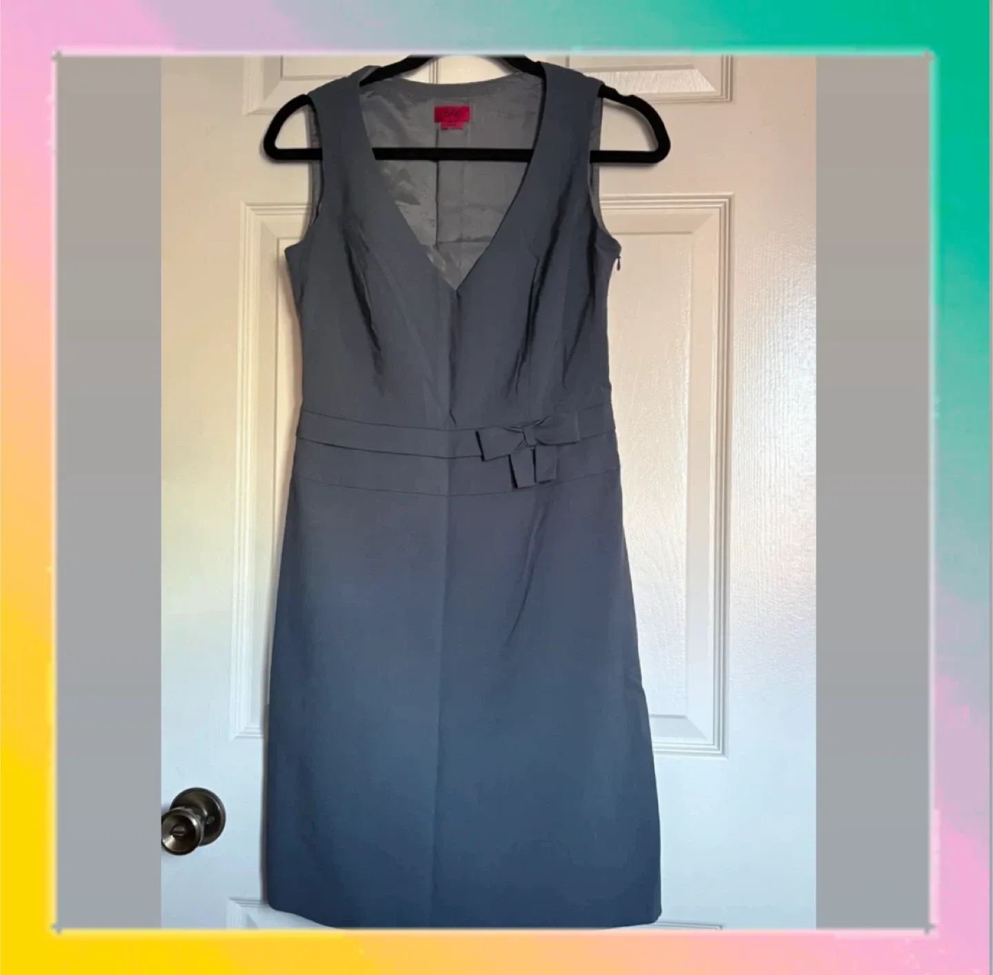 Hugo Boss Grey Dress - Sz 8 thumbnail