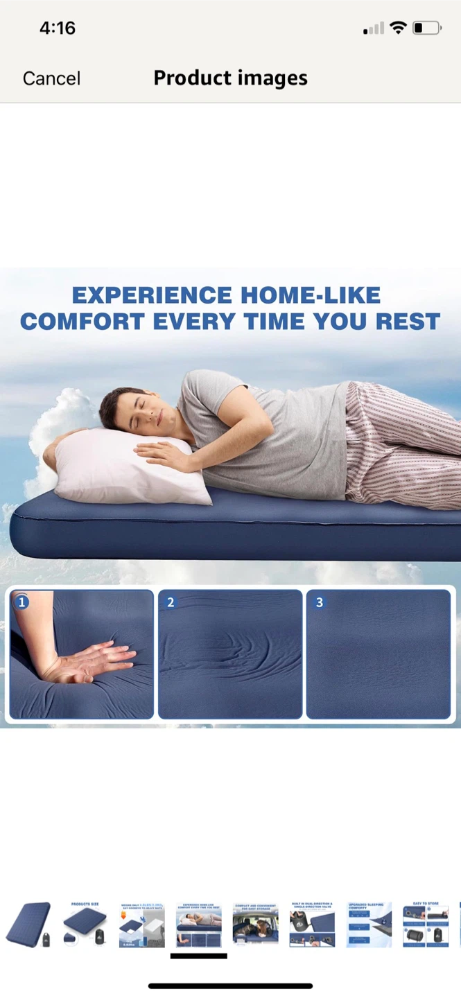 Outskirt Ultralight Sleeping Pad - Blue - photo 3