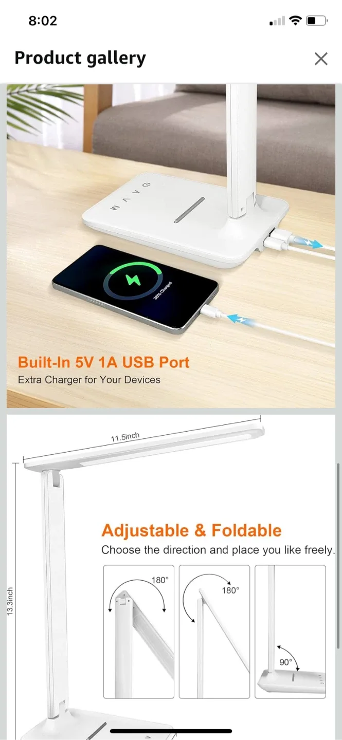 New-LED Desk Lamp - Dimmable Table Lamp image indicator(3)