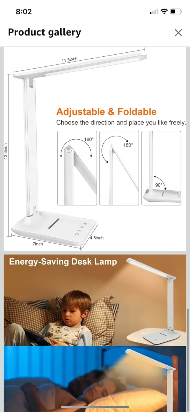 New-LED Desk Lamp - Dimmable Table Lamp image indicator(4)