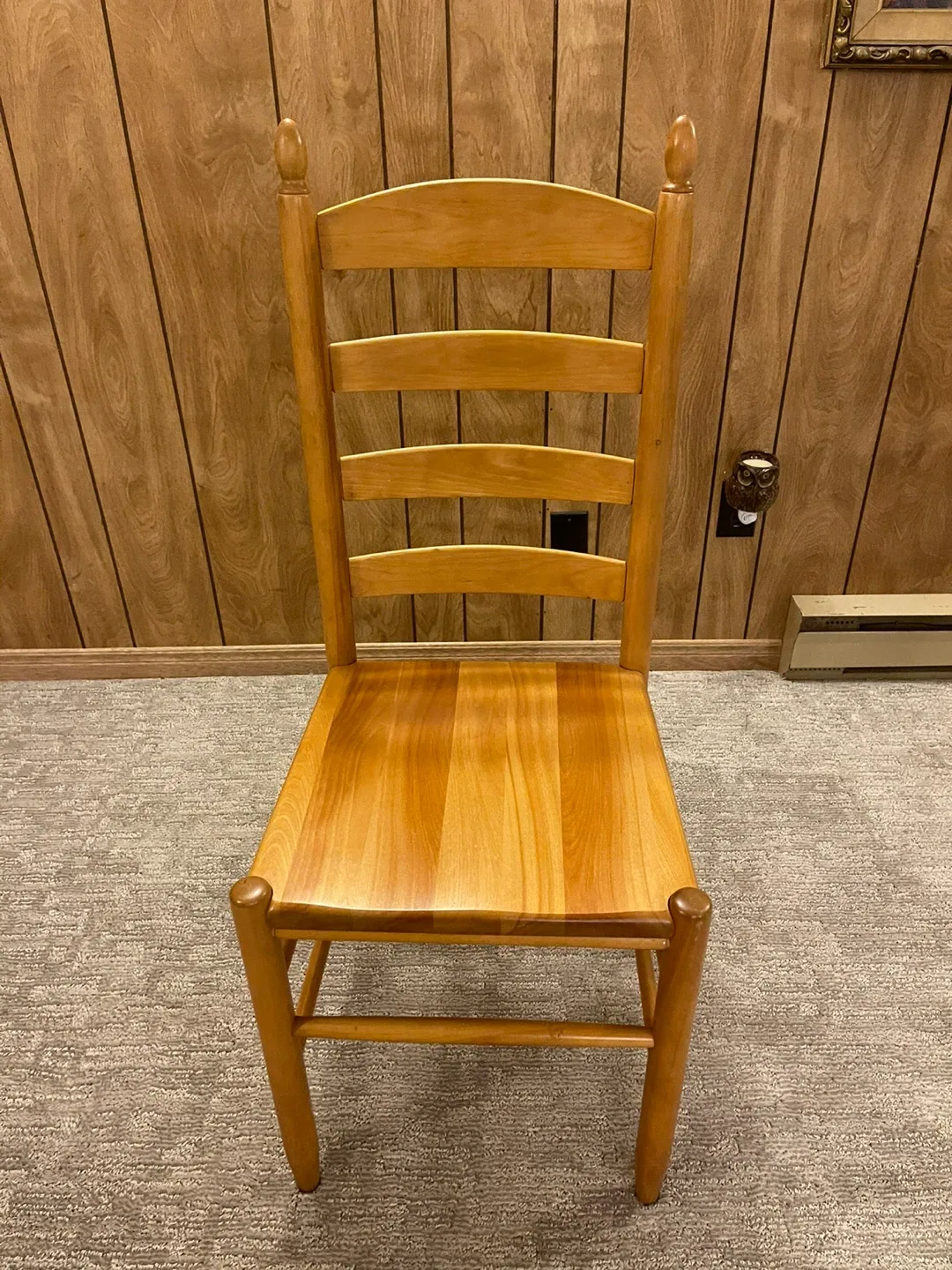 Custom table with wooden Ladderback Chair image indicator(5)