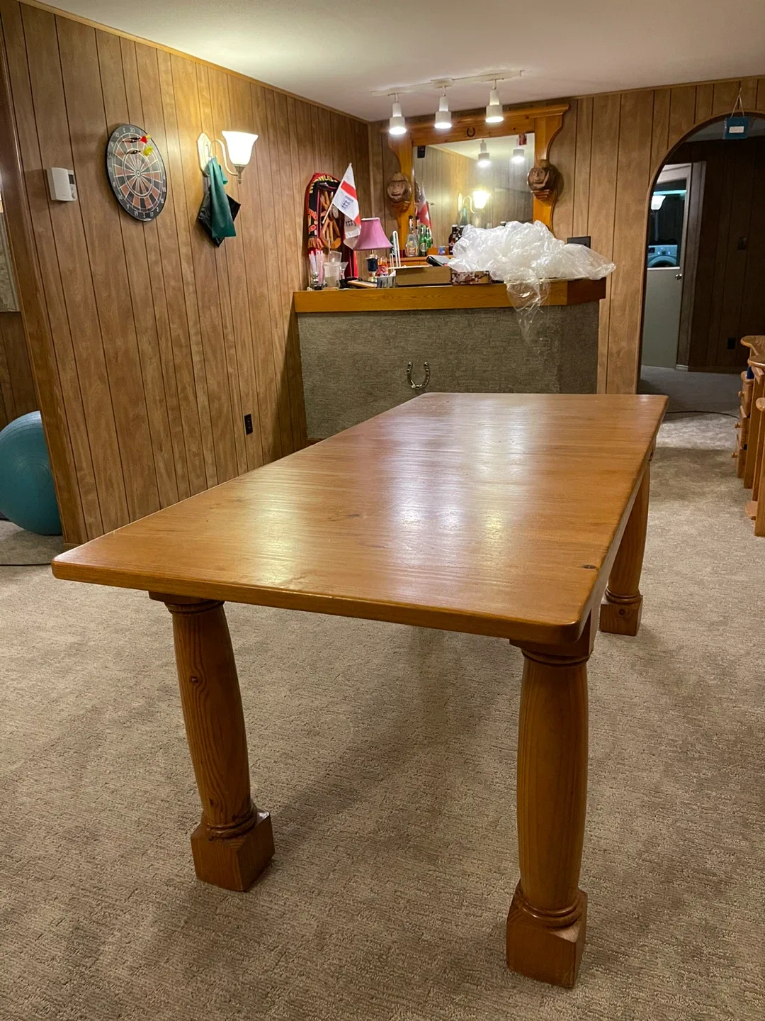 Custom table with wooden Ladderback Chair image indicator(9)