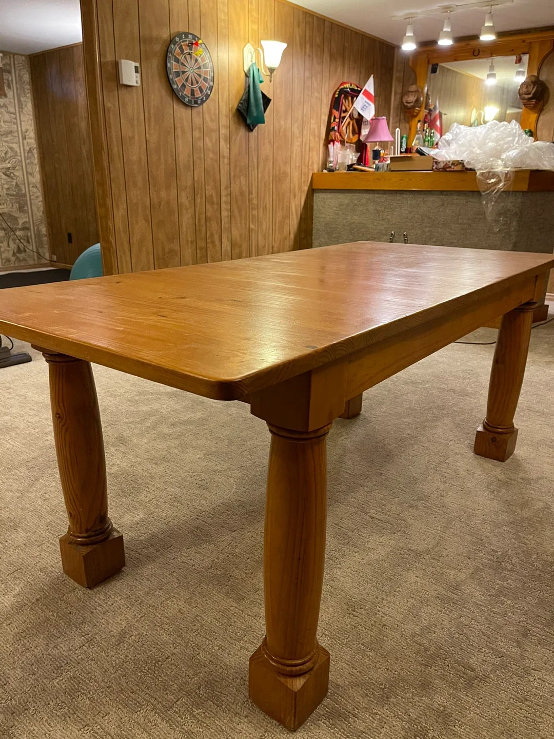 Custom table with wooden Ladderback Chair image indicator(10)