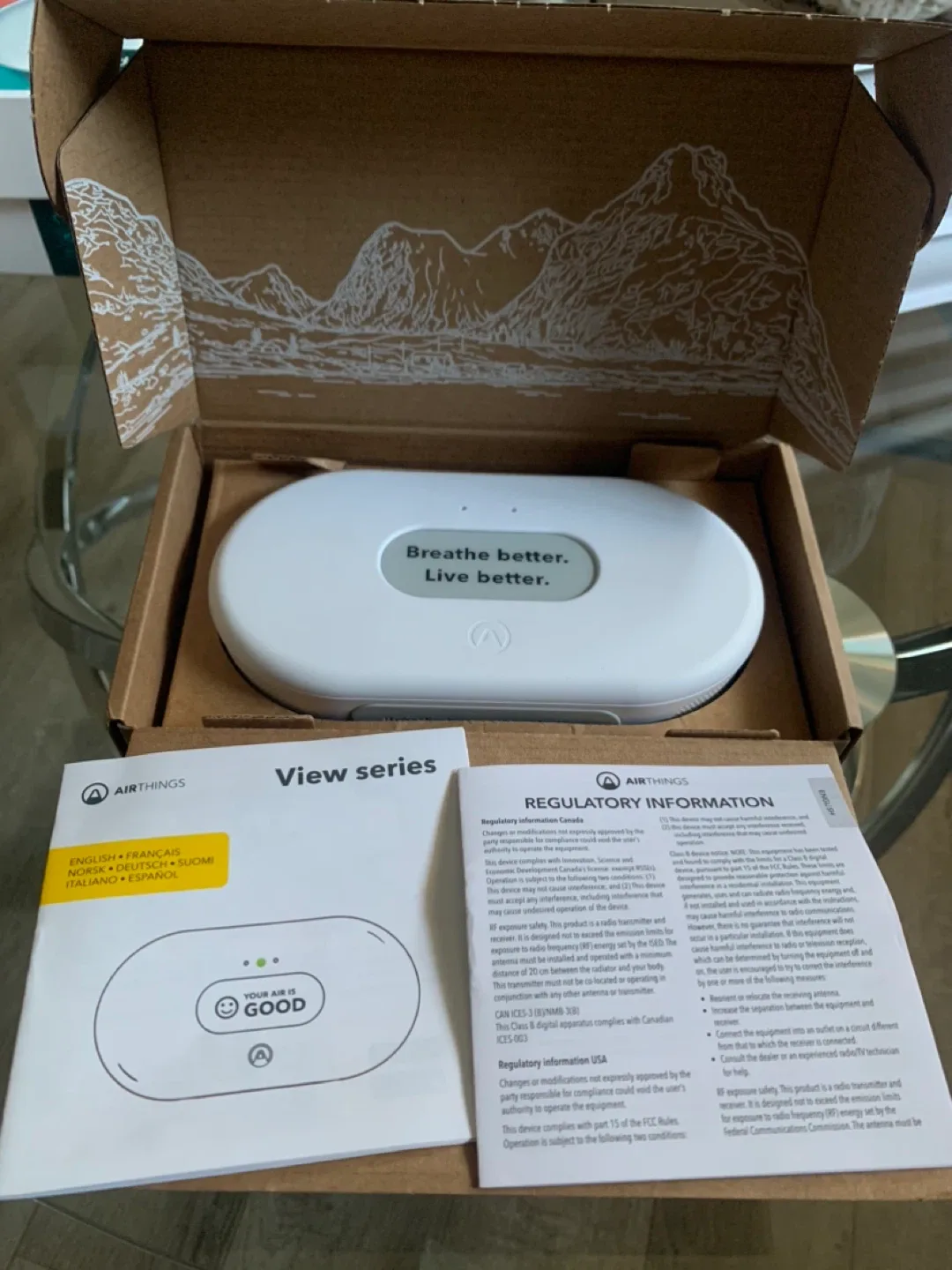 Plus Air Quality Monitor - New in Box! image indicator(9)