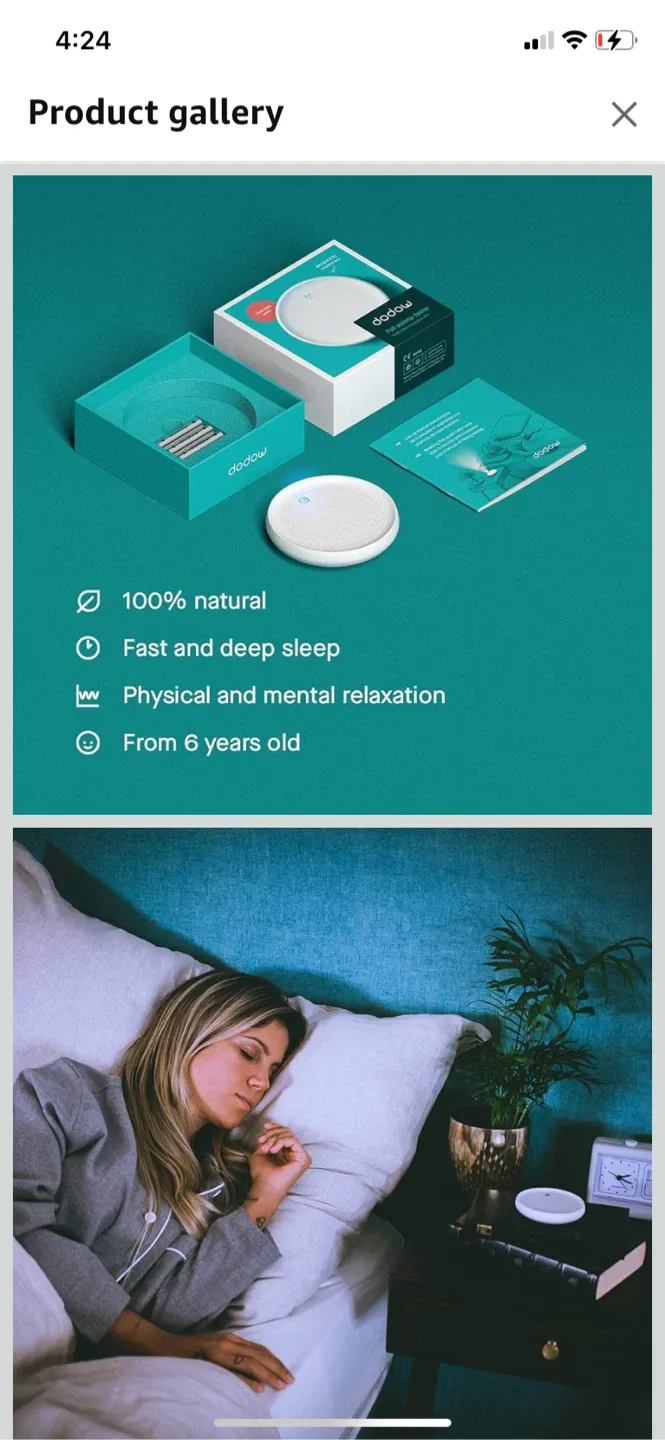 New- Dodow Sleep Aid Device image indicator(4)