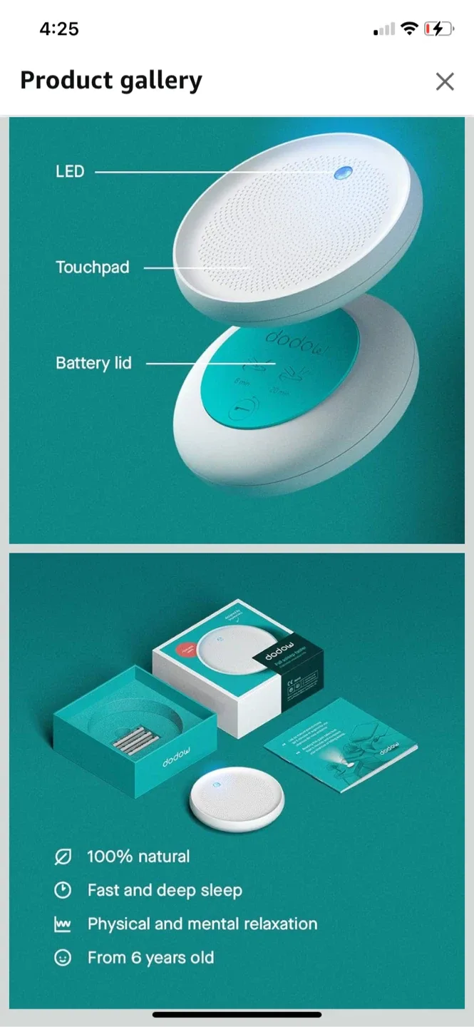New- Dodow Sleep Aid Device image indicator(8)