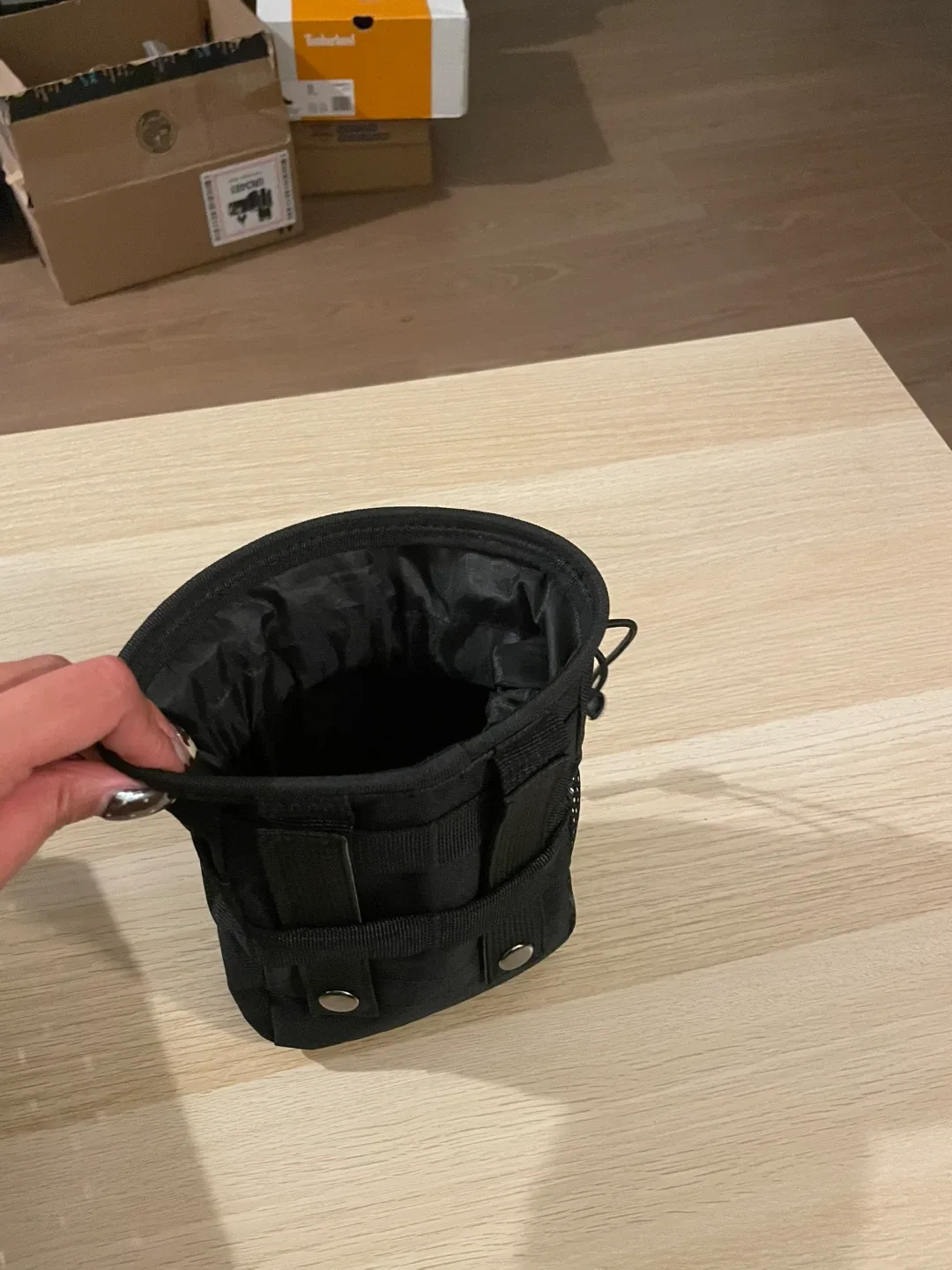 Black Tactical Molle Pouch with Accessory image indicator(4)