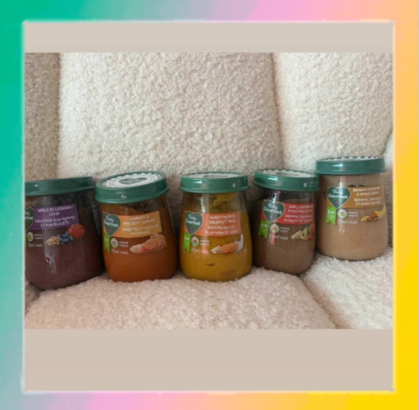 Baby Gourmet Puree Lot of 5 - 6m+ thumbnail