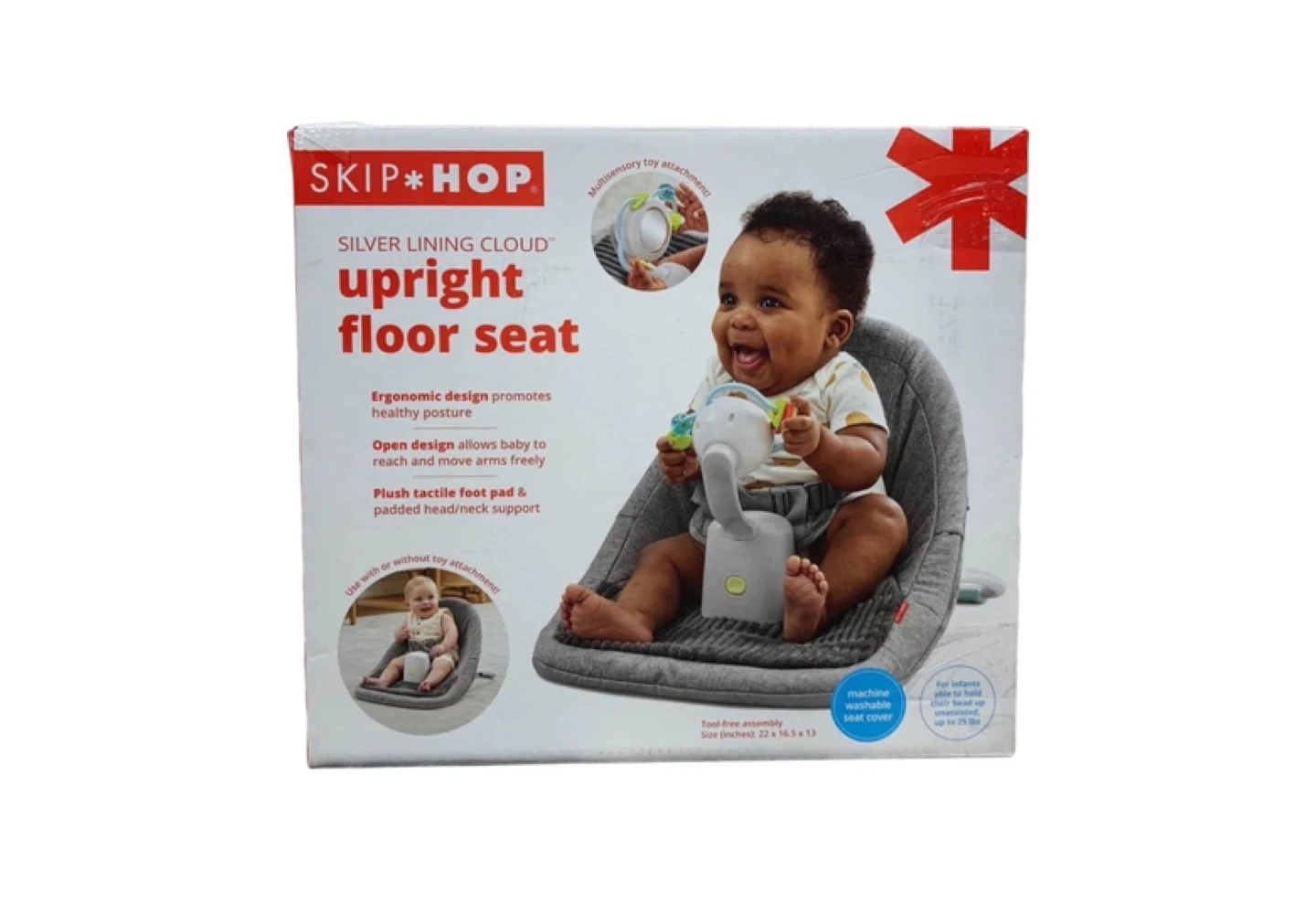 Skip Hop Silver Lining Cloud Upright Floor Seat - photo 2