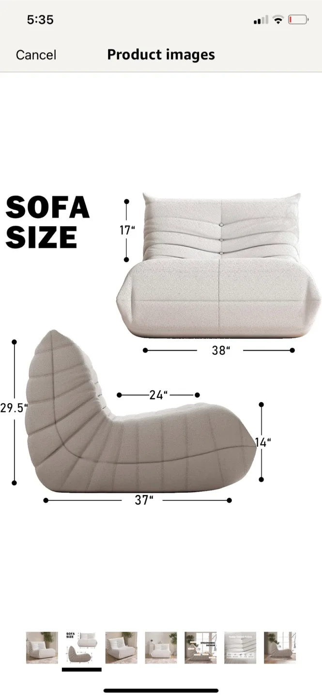 New- Oversized Lazy Floor Chair image indicator(2)