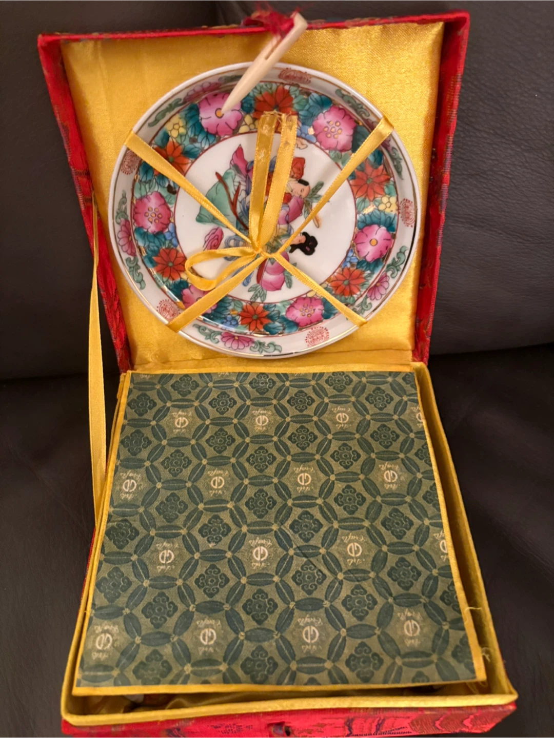Asian Tea Set with Box - photo 3