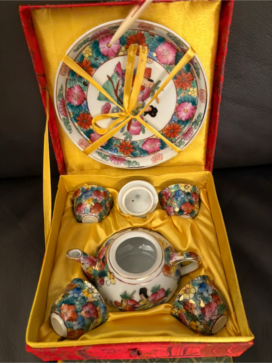 Asian Tea Set with Box - photo 2