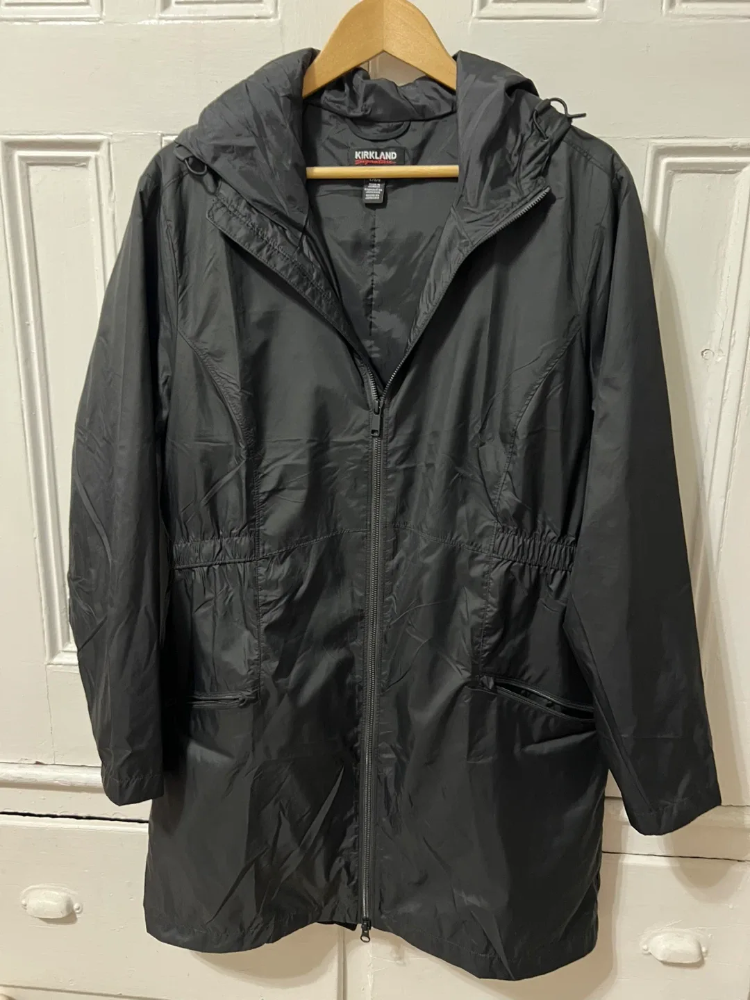 Kirkland Signature Black Rain Jacket - Size L thumbnail