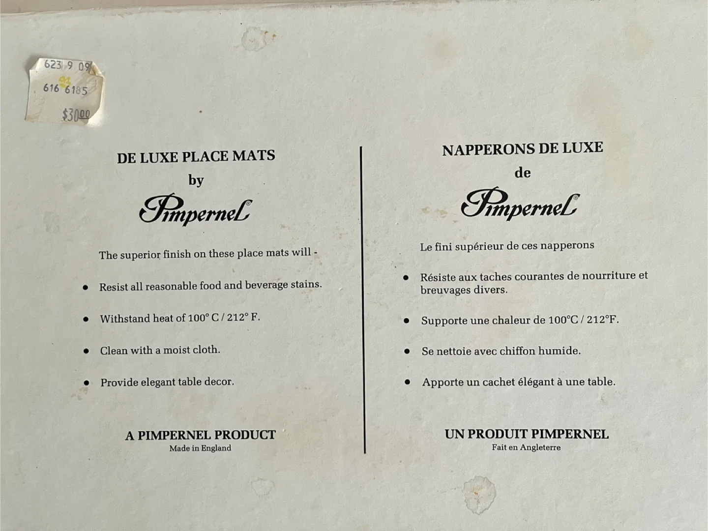 Pimpernel Traditional Placemats Set image indicator(6)