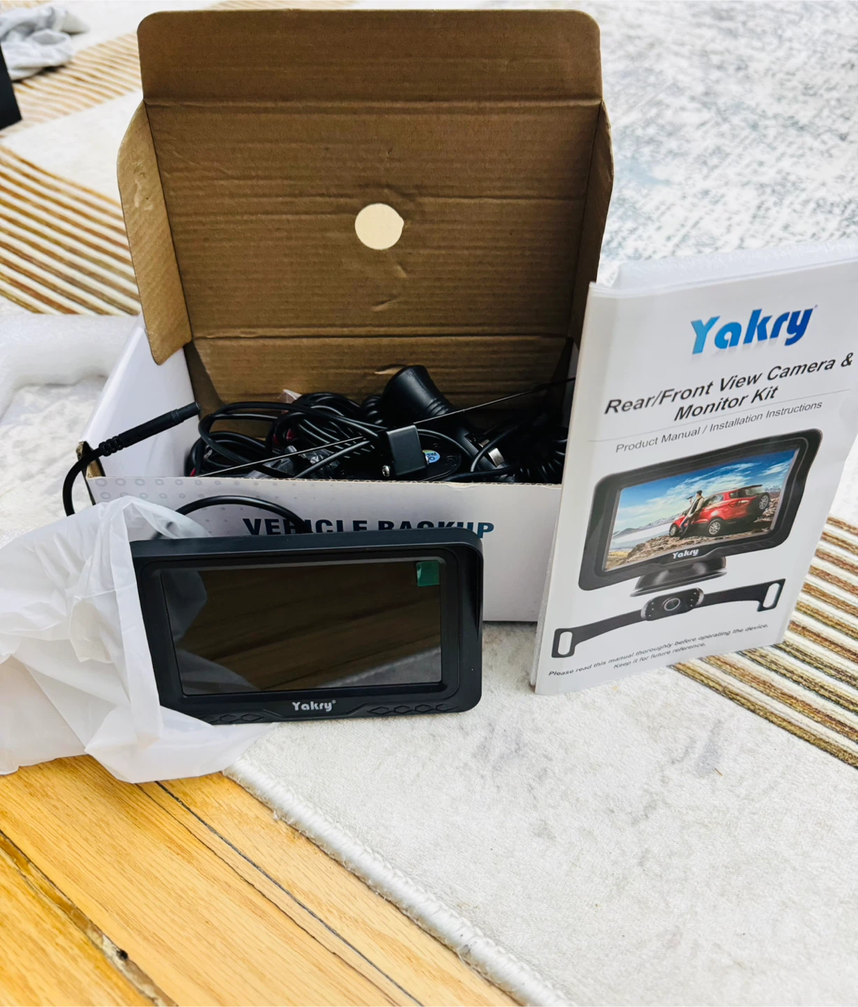 Yakry Rear/Front View Camera & Monitor  Kit - photo 2