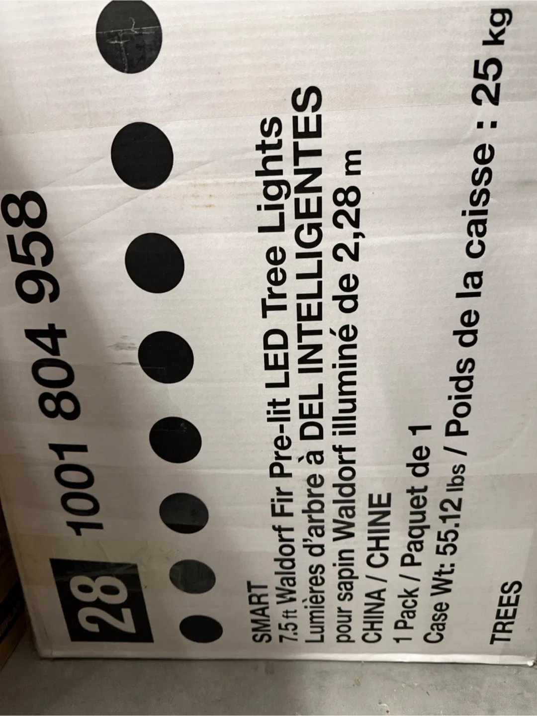 7.5 ft Waldorf Fir Pre-lit LED Tree Lights image indicator(2)