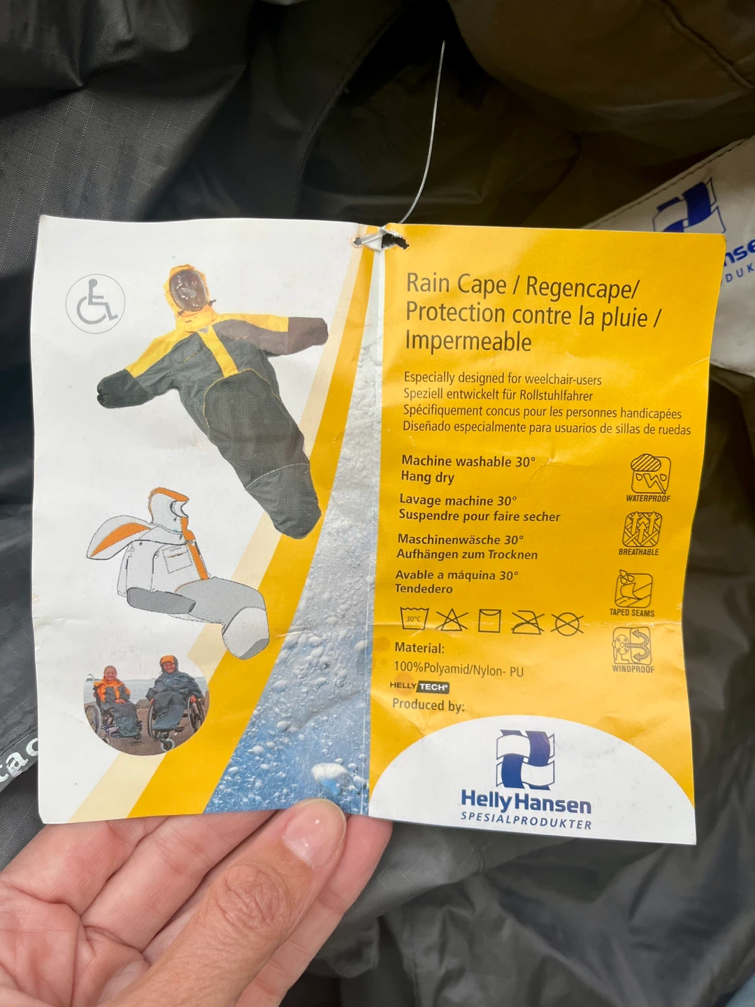 Wheelchair Rain Cape - photo 3