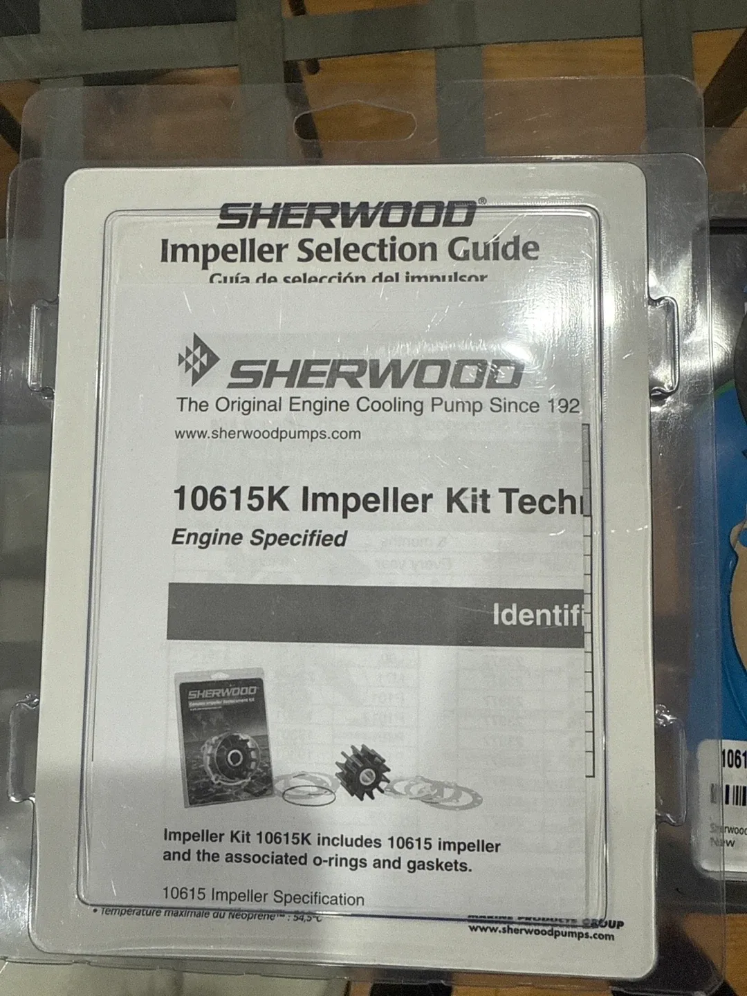 Sherwood 10615K-SHW Impeller Kit image indicator(2)