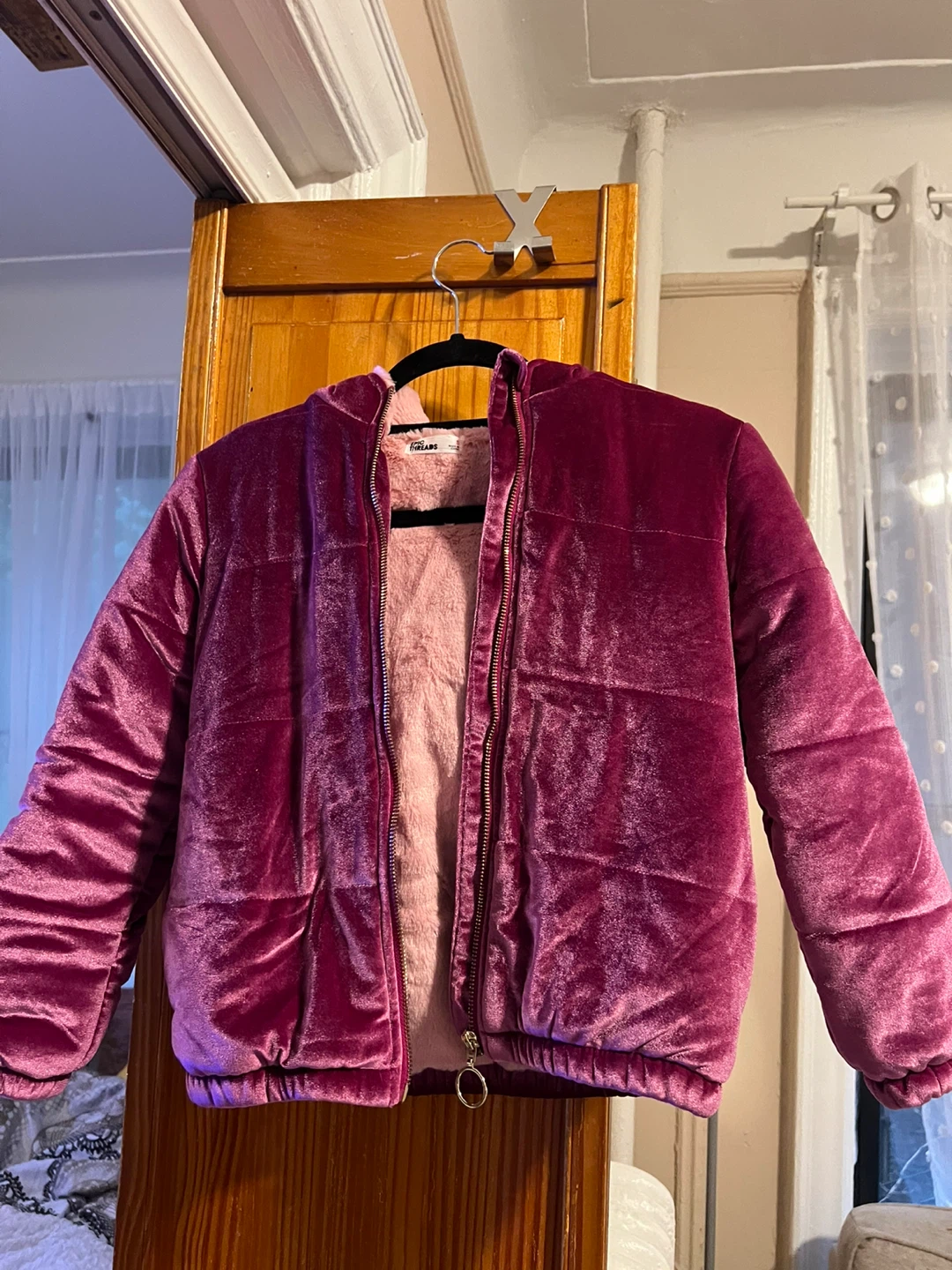 Epic Threads Velvet Puffer Jacket - Size S - photo 2