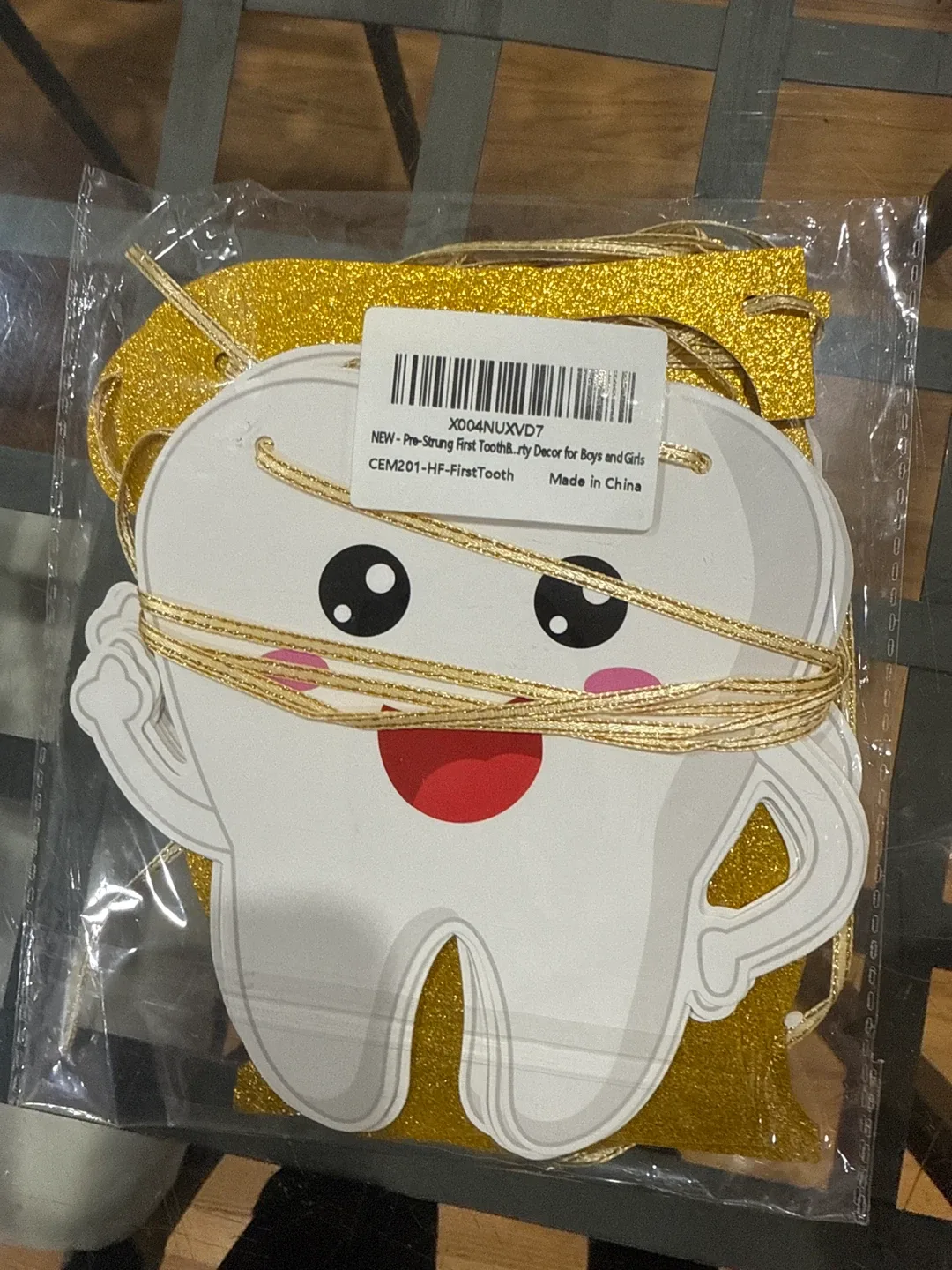 New Pre-Strung First Tooth Party Decor thumbnail