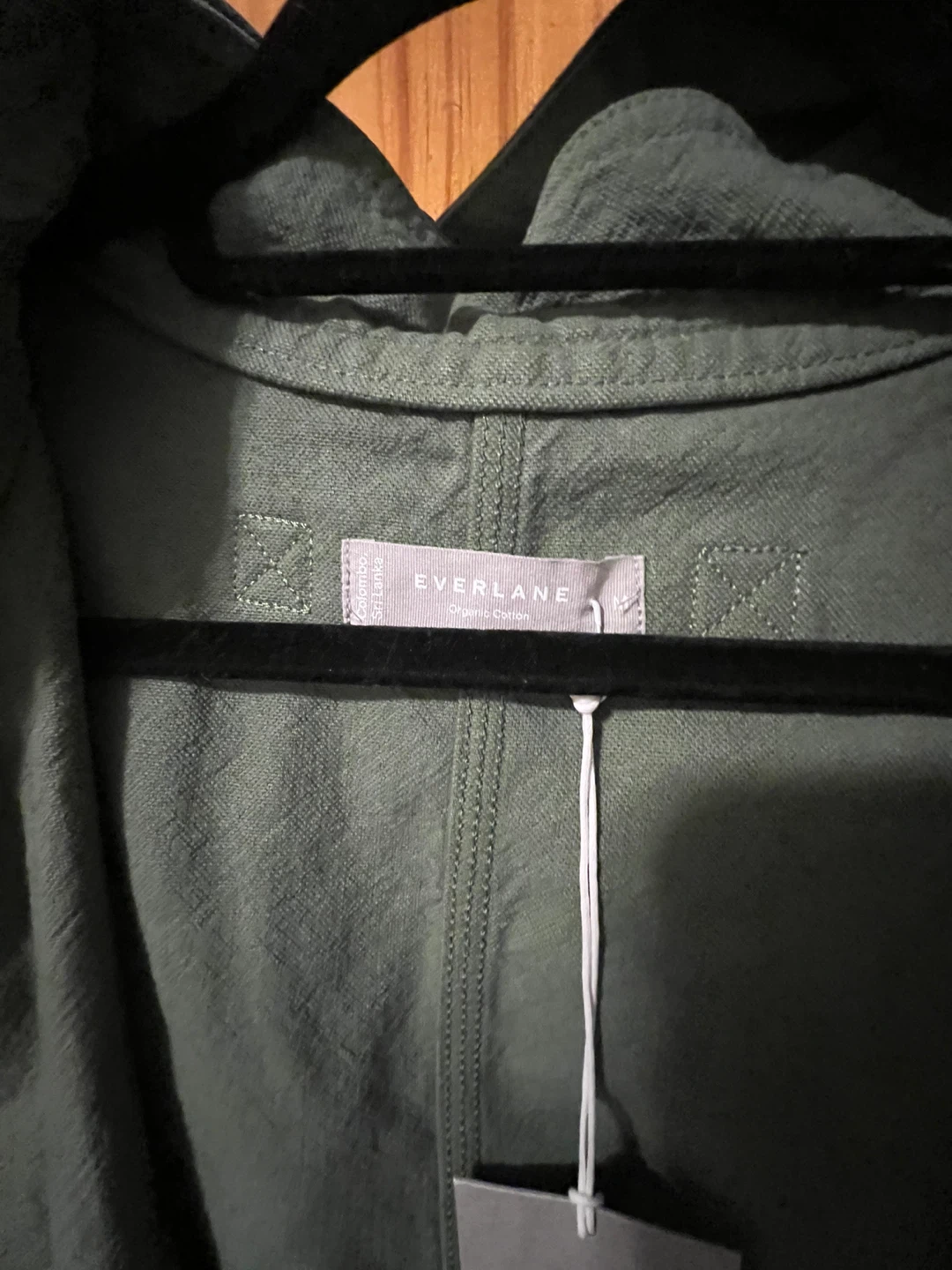 Everlane Green Cotton Parka - New with Tags! - photo 2