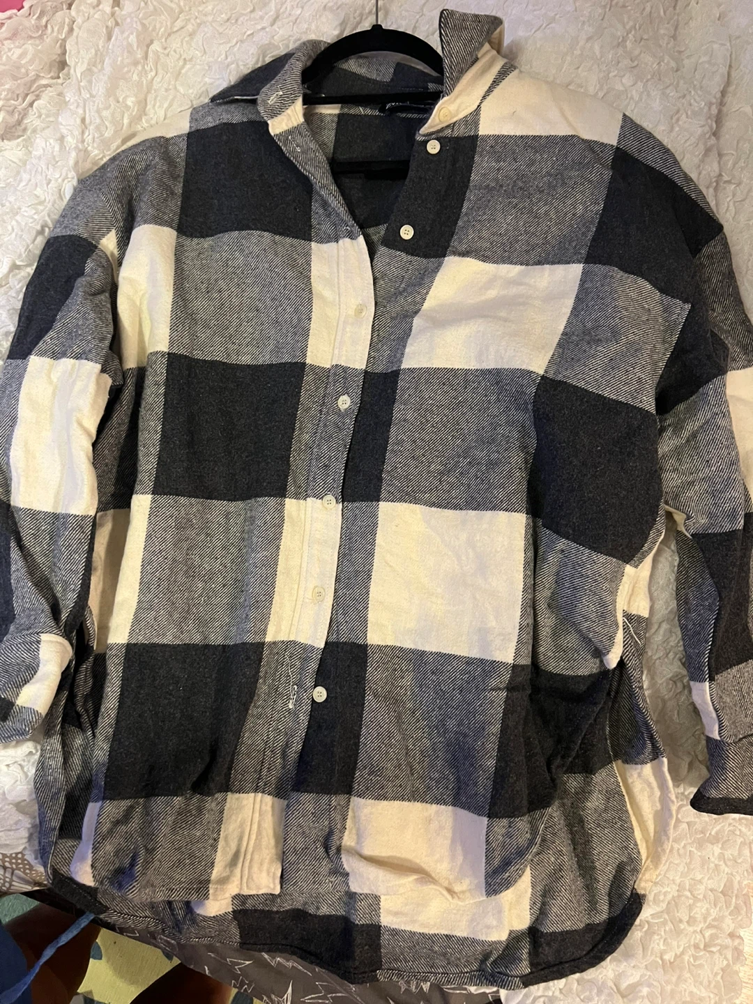 Zara Plaid Flannel Shirt - Size M