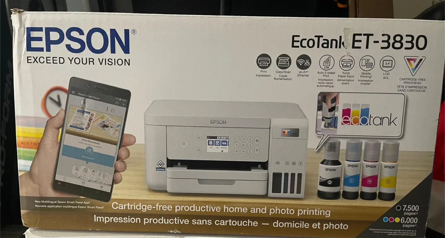 New Epson EcoTank ET-3830 Printer image indicator(4)