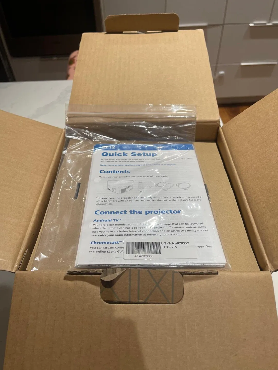 Epson EF-12 Android TV Projector - Like New! image indicator(5)