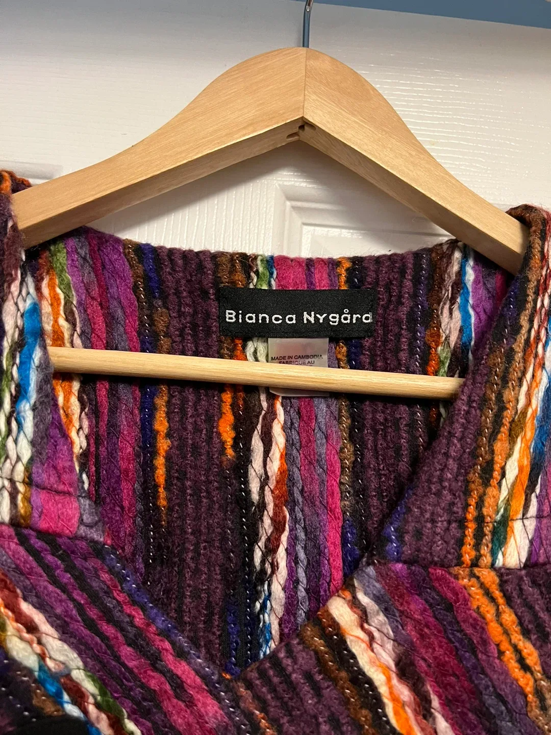 Bianca Nygård Striped Poncho image indicator(2)