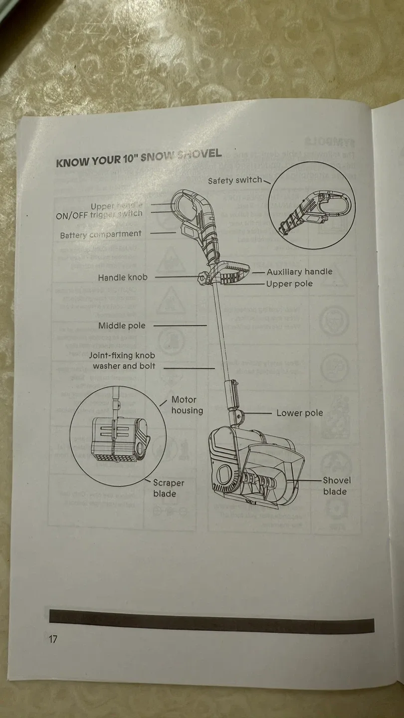Brand new Snow Shovel ( battery not included) image indicator(4)