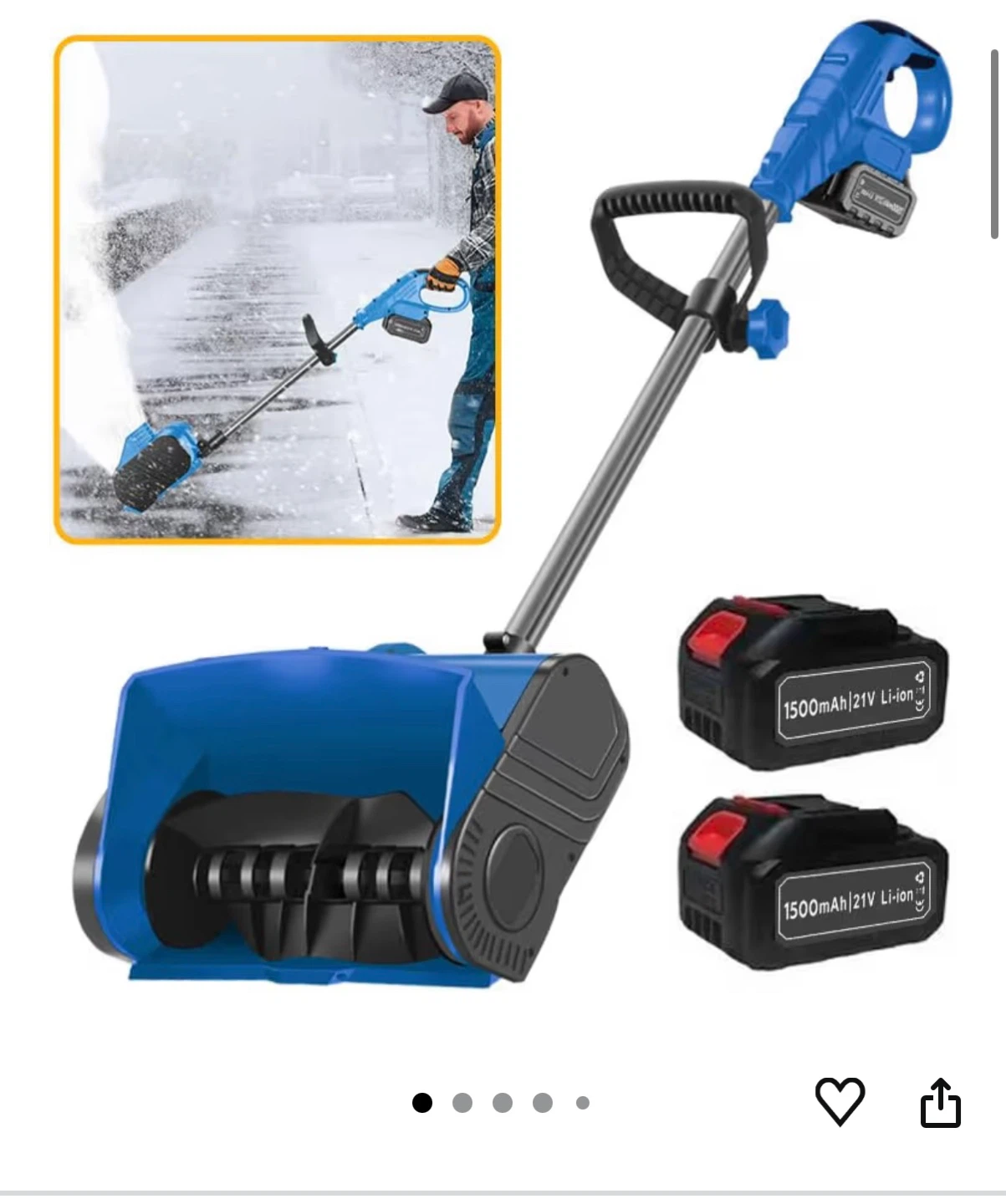 Brand new Snow Shovel ( battery not included)