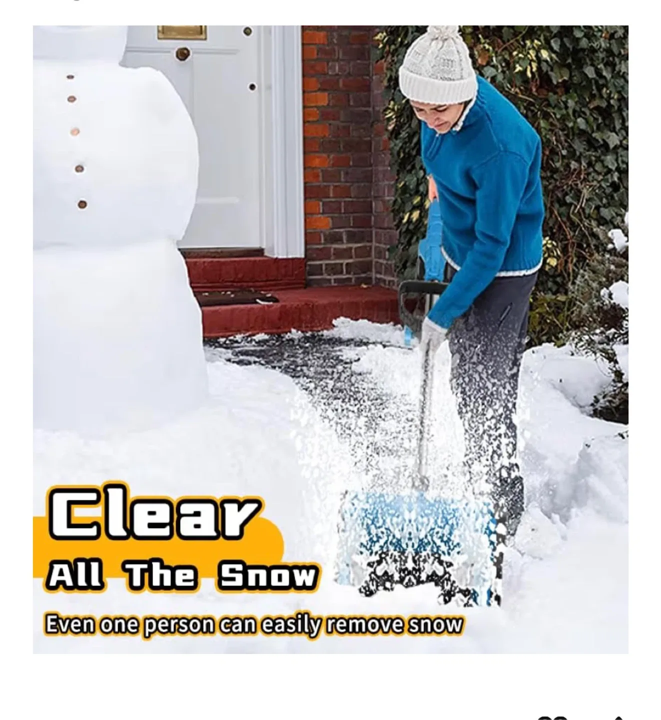 Brand new Snow Shovel ( battery not included) image indicator(2)