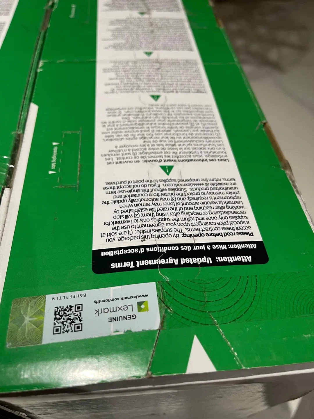 Lexmark 58D0Z00 Toner Cartridge 2 Boxes image indicator(4)