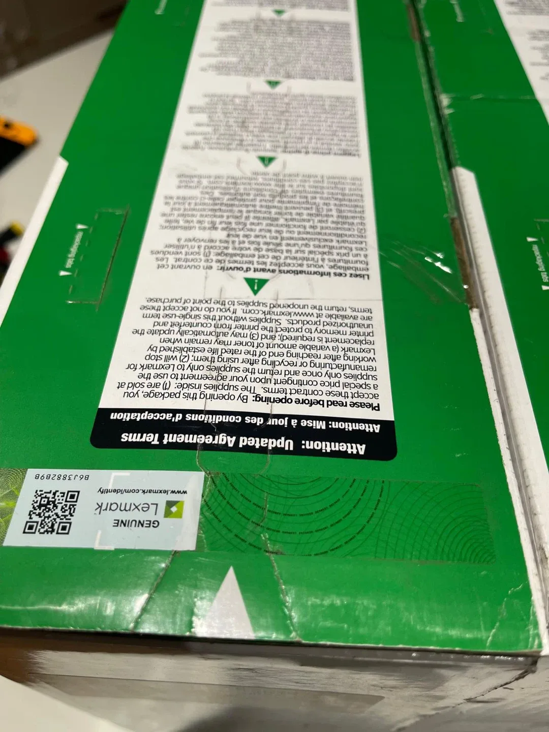 Lexmark 58D0Z00 Toner Cartridge 2 Boxes image indicator(5)