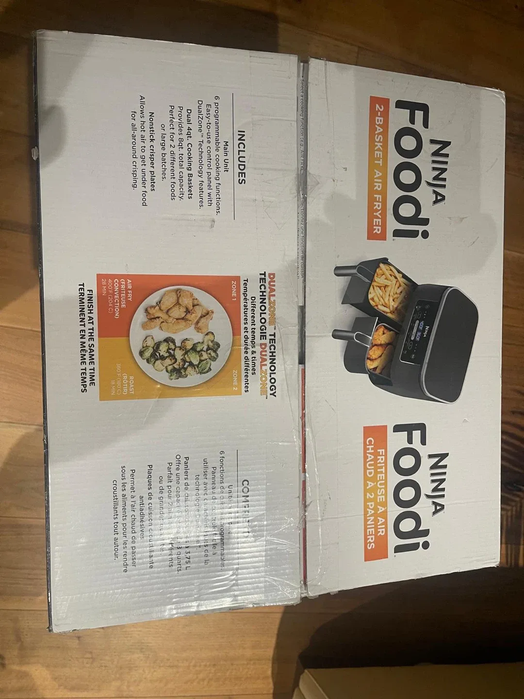Ninja Foodi 2-Basket Air Fryer - New!