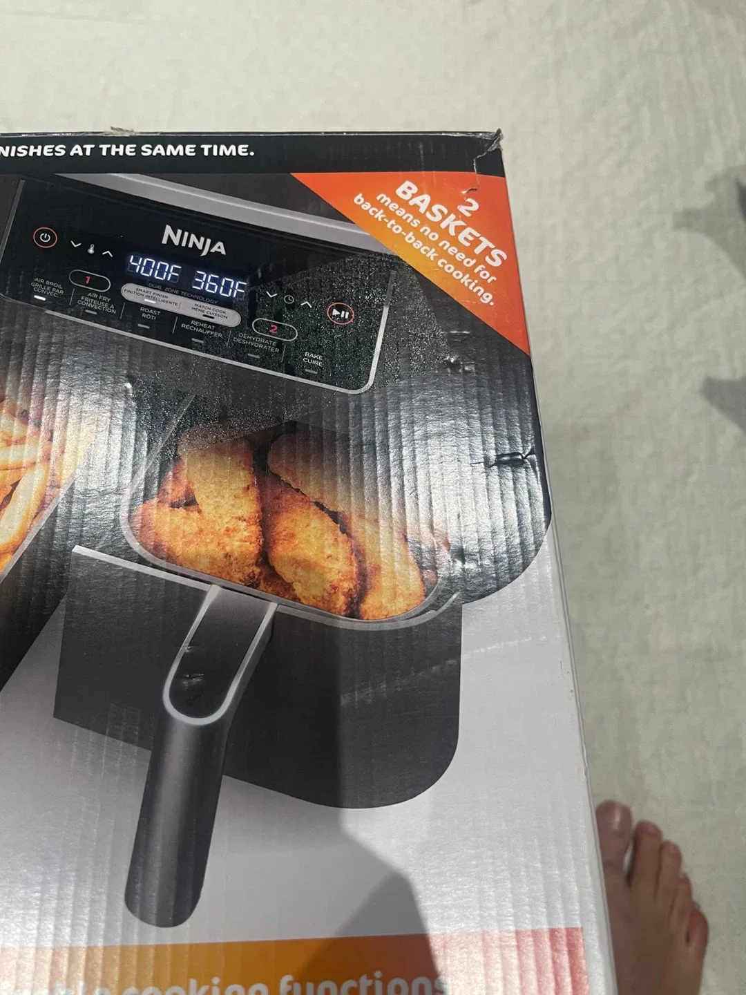 Ninja Foodi 2-Basket Air Fryer - New! image indicator(4)
