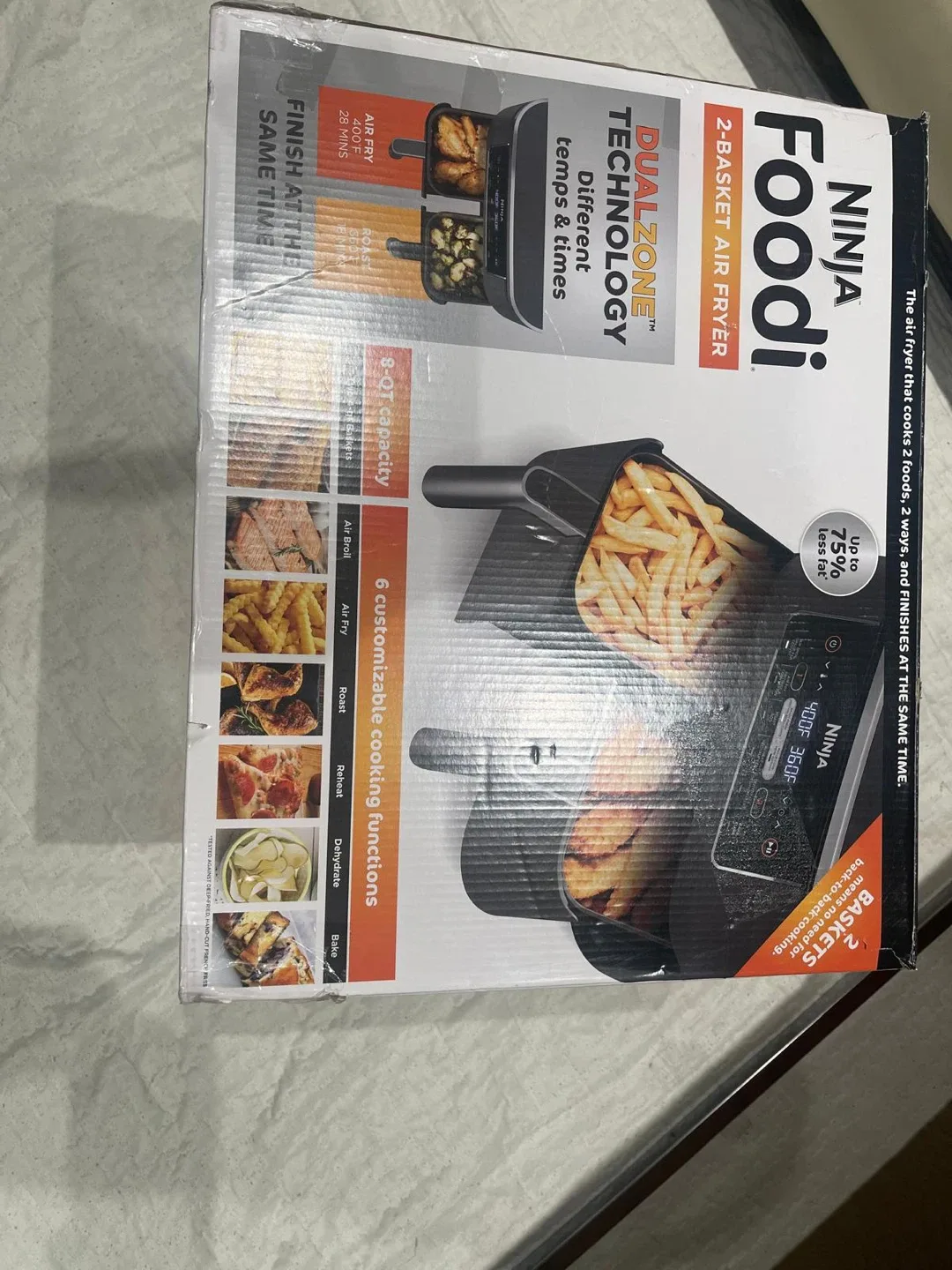 Ninja Foodi 2-Basket Air Fryer - New! image indicator(2)