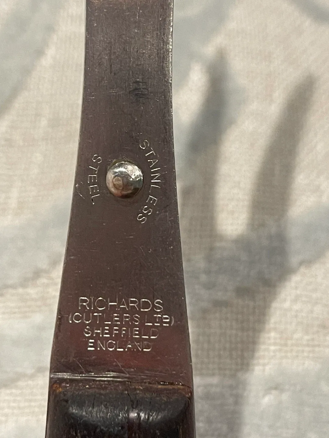 Vintage Richards Cutlers Meat Fork image indicator(2)