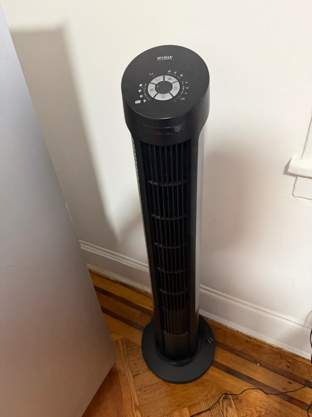 Seville Classics Tower Fan - Black