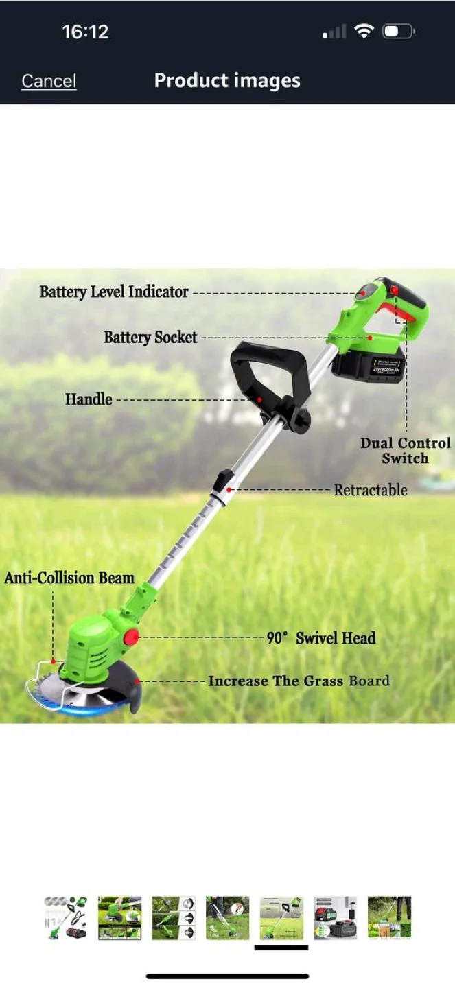 Electric Weed Wacker 21V (Yellow) – Open Box $60 image indicator(4)