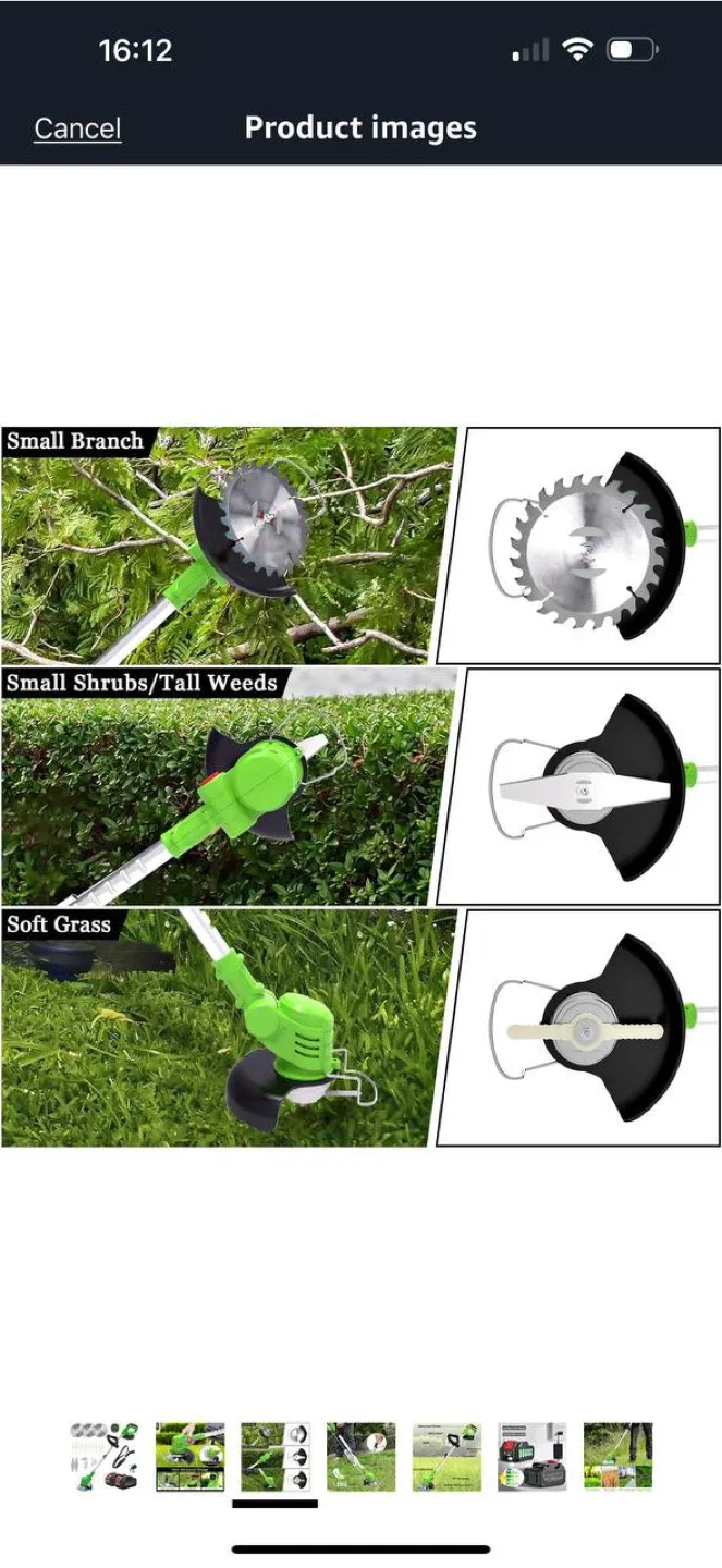 Electric Weed Wacker 21V (Yellow) – Open Box $60 image indicator(2)