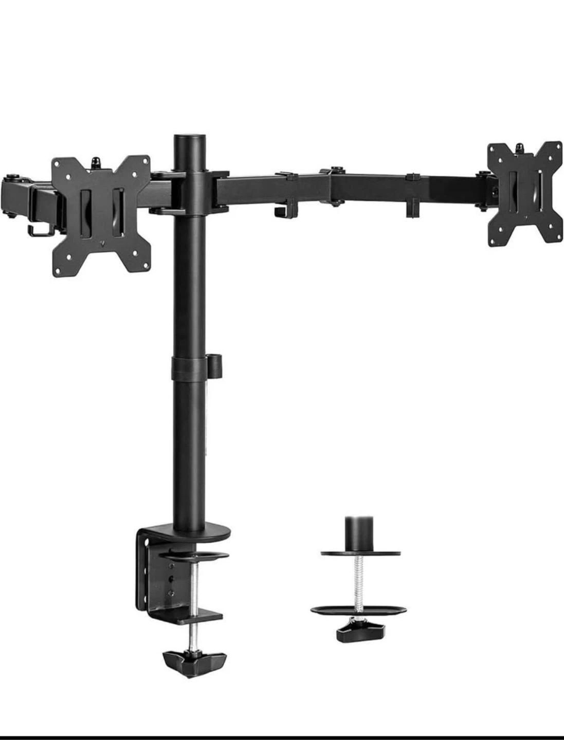 Brand New VIVO Dual Monitor Desk Mount, Holds 2 Computer Screens