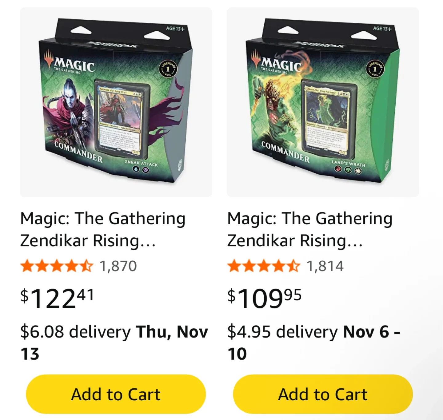 2 *Sealed* Magic The Gathering Commander Decks image indicator(3)