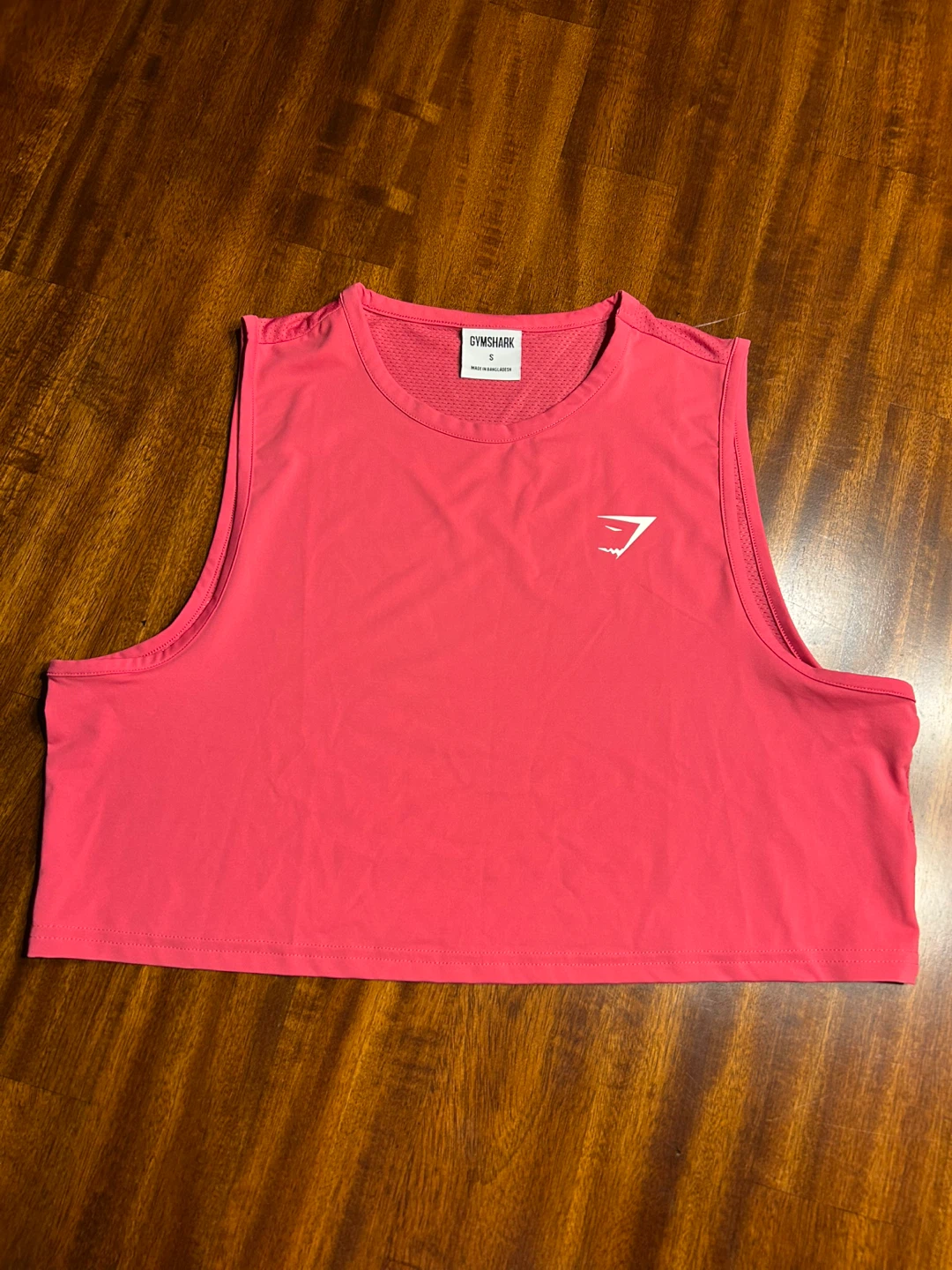 Gymshark - Pink Cropped Tank - Size S - New Without Tags